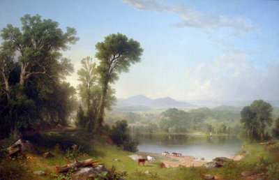 Pastoral Landscape by Asher Brown Durand
